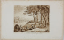 Load image into Gallery viewer, Claude Lorrain, after. The Vintage Gatherers. Etching by Richard Earlom. 1774.
