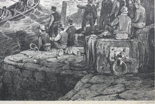 Load image into Gallery viewer, Samuel Prout, after. An Indiaman Ashore. Engraving by James Duffield Harding. 1823.

