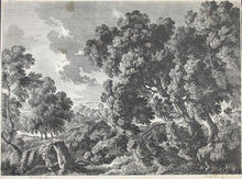 Load image into Gallery viewer, Gabriel Perelle. Landscape with stream. Etching. 1620-1695.

