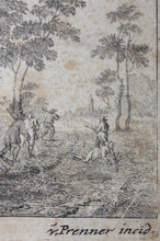 Load image into Gallery viewer, Pieter Snayers, after. A Village Scene with Peasants Fighting. etching Anton Joseph Prenner
