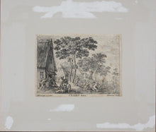 Load image into Gallery viewer, Pieter Snayers, after. A Village Scene with Peasants Fighting. etching Anton Joseph Prenner
