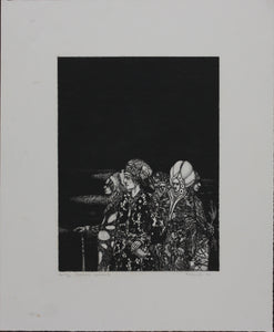 Walter Crump. Promised Equinox II. Aquatint. 1985.