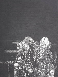 Walter Crump. Promised Equinox II. Aquatint. 1985.