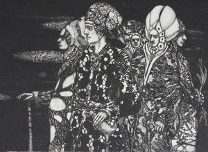 Walter Crump. Promised Equinox II. Aquatint. 1985.
