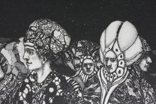 Load image into Gallery viewer, Walter Crump. Promised Equinox II. Aquatint. 1985.
