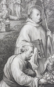 Bartolomeo Ramenghi, after. Francesco Rosaspina, after. Holy Family with Saints. Etching by Giuseppe Asioli. 1830.