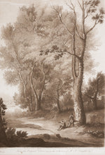 Load image into Gallery viewer, Claude Lorrain, after. A Landscape - Mercury and Apollo. No.38. Etching by Richard Earlom. 1803.
