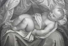 Load image into Gallery viewer, Titian, after. Mater Salvatoris. Engraving by Aronne Mauri.
