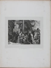 Load image into Gallery viewer, Peter Paul Rubens, after. Lucas Vorsterman the Elder, after. Adoration of the Magi. Engraving by John Charles Bromley. 1826.
