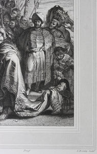 Peter Paul Rubens, after. Lucas Vorsterman the Elder, after. Adoration of the Magi. Engraving by John Charles Bromley. 1826.