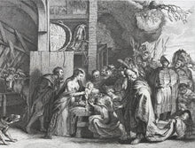 Load image into Gallery viewer, Peter Paul Rubens, after. Lucas Vorsterman the Elder, after. Adoration of the Magi. Engraving by John Charles Bromley. 1826.
