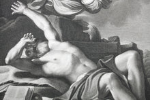 Load image into Gallery viewer, Guercino, after. Vision of St Jerome. Engraving by Bernard Antoine Nicollet. ca. 1800-1807
