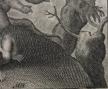 Load image into Gallery viewer, Martin Bouché. Aeacus&#39; prayer. Engraving. 1677.
