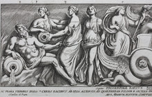 Load image into Gallery viewer, The rape of Proserpina. Set of two engravings by Pietro Santi Bartoli. 1693.
