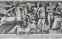 Load image into Gallery viewer, The rape of Proserpina. Set of two engravings by Pietro Santi Bartoli. 1693.
