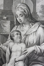 Load image into Gallery viewer, Pellegrino Tibaldi, after. Francesco Rosaspina, after. Marriage of S. Catterina. Etching by Antonio Marchi. 1830.
