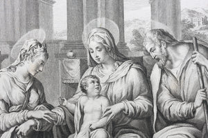 Pellegrino Tibaldi, after. Francesco Rosaspina, after. Marriage of S. Catterina. Etching by Antonio Marchi. 1830.