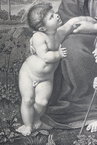 Raphael, after. La Belle Jardinière. Engraving. 1803.