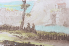 Load image into Gallery viewer, Claude Lorrain, after. Christ and Mary Magdalene. Etching by Richard Earlom. Hand-colored. 1777.
