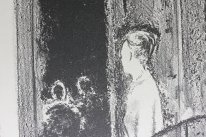 Joseph Floch. Doorway. Lithograph. Mid-20th century.