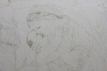 Load image into Gallery viewer, Innocenzo Da Imola, after. [Francesco Rosaspina, after]. Enthroned Madonna and Child, and saints Michael, Peter, and Benedictus. Etching in the early intermediate state, artist&#39;s proof by Antonio Marchi. 1830.
