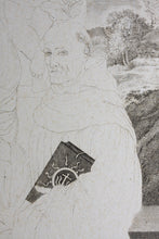 Load image into Gallery viewer, Innocenzo Da Imola, after. [Francesco Rosaspina, after]. Enthroned Madonna and Child, and saints Michael, Peter, and Benedictus. Etching in the early intermediate state, artist&#39;s proof by Antonio Marchi. 1830.
