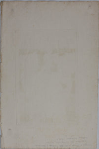 Innocenzo Da Imola, after. [Francesco Rosaspina, after]. Enthroned Madonna and Child, and saints Michael, Peter, and Benedictus. Etching in the early intermediate state, artist's proof by Antonio Marchi. 1830.