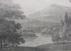 Giovanni Battista Cipriani, after. Adam and Eve in Paradise. Engraving by Francesco Bartolozzi. 1790.