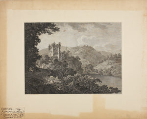 Adrian Zingg. Tharand. Etching. 1805.