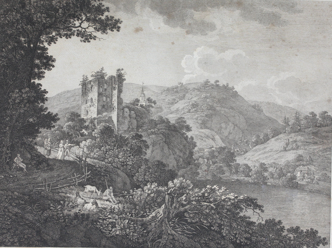 Adrian Zingg. Tharand. Etching. 1805.