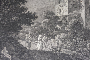 Adrian Zingg. Tharand. Etching. 1805.