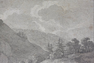 Isaac de Moucheron, after. The Harvest. Engraving by Emmanuel Jean Nepomucene de Ghendt. 1777.