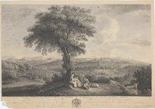 Load image into Gallery viewer, Philipp Jakob Hackert, after. View of the Temples of Juno Lucina of the Concordia of Hercules and of Jupiter Olympien at Girgenti. Engraving by François Morel. 1783.
