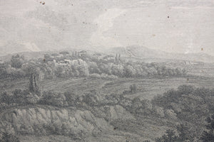 Adrian Zingg. Tharand. Etching. 1805.