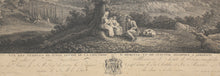 Load image into Gallery viewer, Philipp Jakob Hackert, after. View of the Temples of Juno Lucina of the Concordia of Hercules and of Jupiter Olympien at Girgenti. Engraving by François Morel. 1783.
