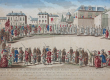 Load image into Gallery viewer, Jacques Chereau, publisher. Procession of French captives. Engraving. 1785.
