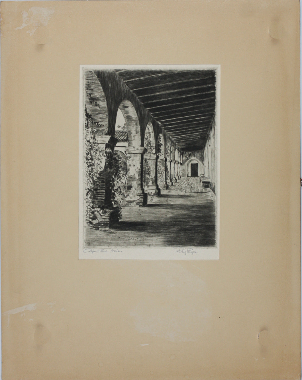 Raymond (Ray) Payne. Capistrano Arches. XX Century.