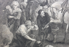 Load image into Gallery viewer, Philips Wouwerman. Alte de cavalerie. Engraving by Pierre François Beaumont. 1739.
