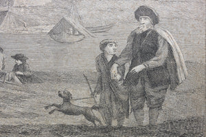 Philips Wouwerman. Alte de cavalerie. Engraving by Pierre François Beaumont. 1739.