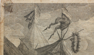 Philips Wouwerman. Alte de cavalerie. Engraving by Pierre François Beaumont. 1739.