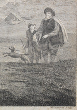 Load image into Gallery viewer, Philips Wouwerman. Alte de cavalerie. Engraving by Pierre François Beaumont. 1739.

