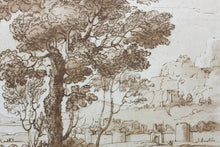 Load image into Gallery viewer, Claude Lorrain, after. Moses beholding the Burning Bush. Etching by Richard Earlom. 1776.
