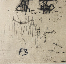 Load image into Gallery viewer, Sir Frank William Brangwyn. Buttress of the Pont Neuf. Etching. 1924.
