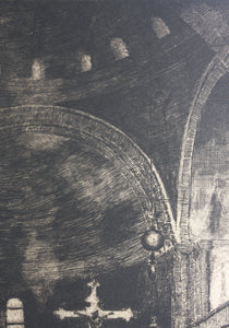 Edward Millington Synge. St Mark's; the Screen. Etching. 1905 - 1906.