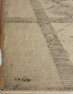 Edward Millington Synge. St Mark's; the Screen. Etching. 1905 - 1906.