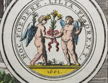 Load image into Gallery viewer, Bernard Picart. Medals of Henry IV. P. 26. Color engraving. 1724.
