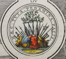 Load image into Gallery viewer, Bernard Picart. Medals of Henry IV. P. 26. Color engraving. 1724.
