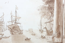 Load image into Gallery viewer, Claude Lorrain, after. Seaport with Ulysses Returning Chryseis to the Father. Etching by Richard Earlom. 1774.
