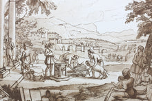 Load image into Gallery viewer, Claude Lorrain, after. Samuel anointing David King of Israel. Etching by Richard  Earlom. 1774.
