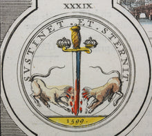 Load image into Gallery viewer, Bernard Picart. Medals of Henry IV. P. 22. Color engraving. 1724.
